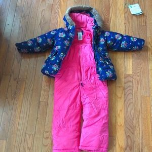 Girls size 4t snow suit